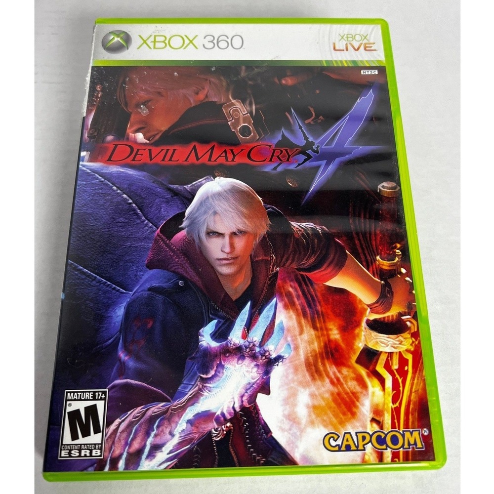 Devil‎ May Cry 4 Xbox 360 Capcom Action Game  CIB with Manual
